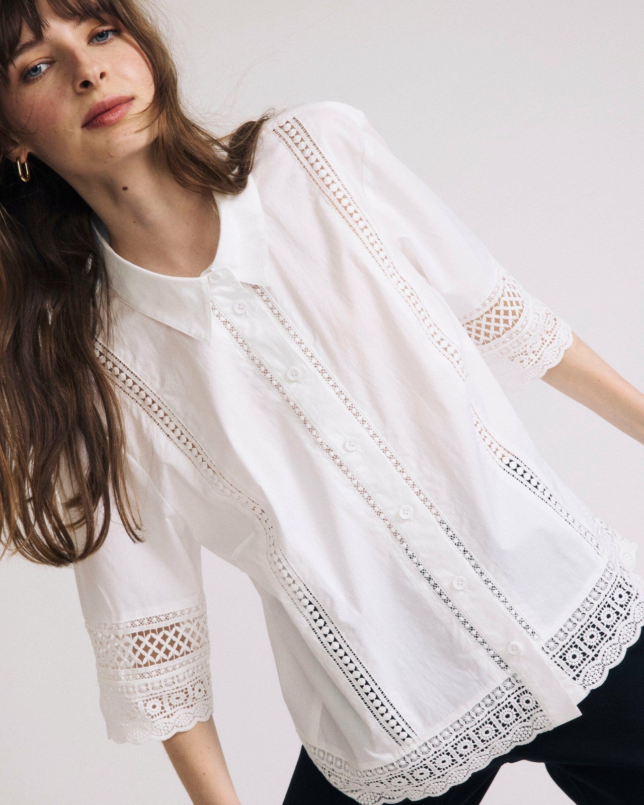 Dora Cotton Poplin Blouse - Universal Standard