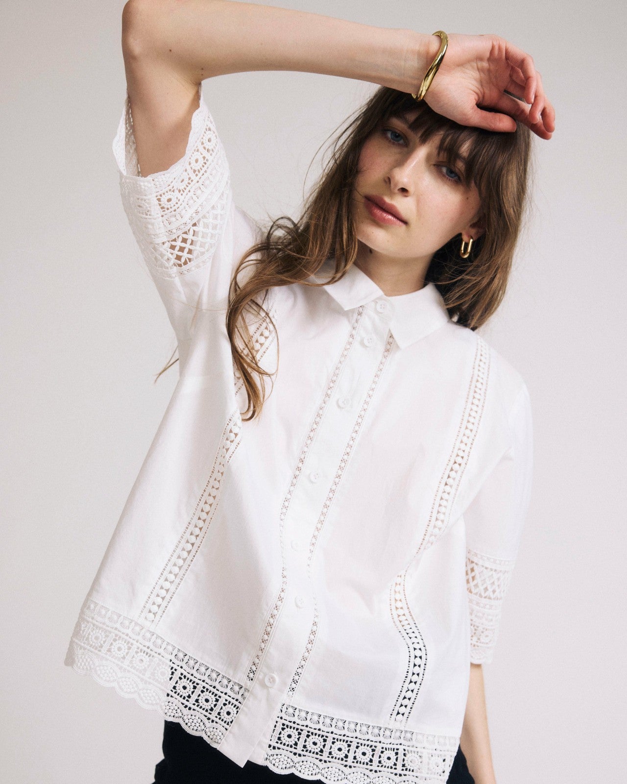 Dora Cotton Poplin Blouse - Universal Standard