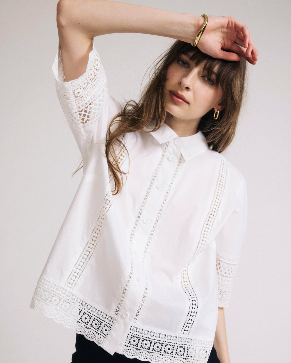 Dora Cotton Poplin Blouse - Universal Standard