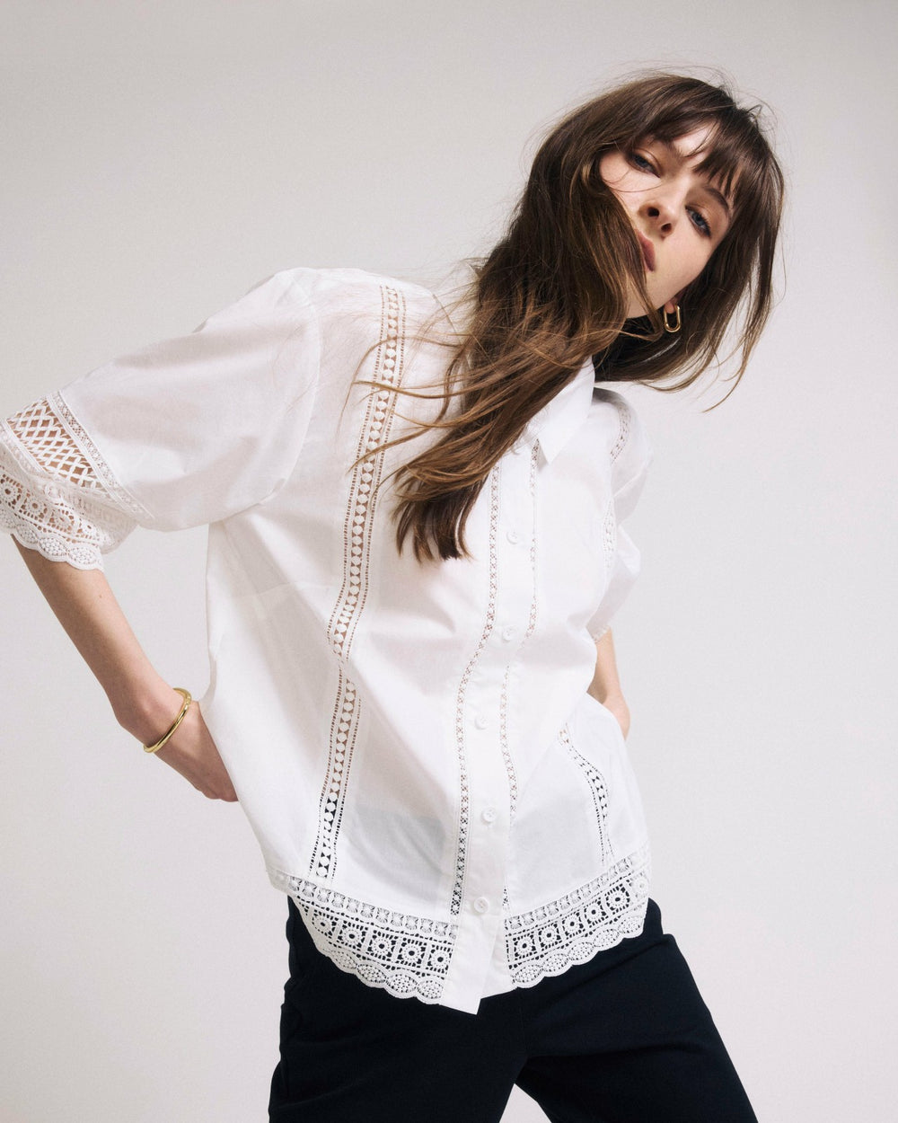 Dora Cotton Poplin Blouse - Universal Standard