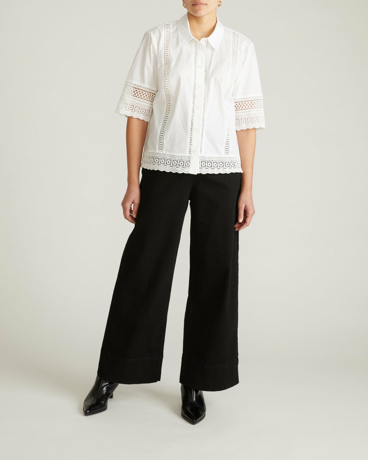 Dora Cotton Poplin Blouse - Universal Standard