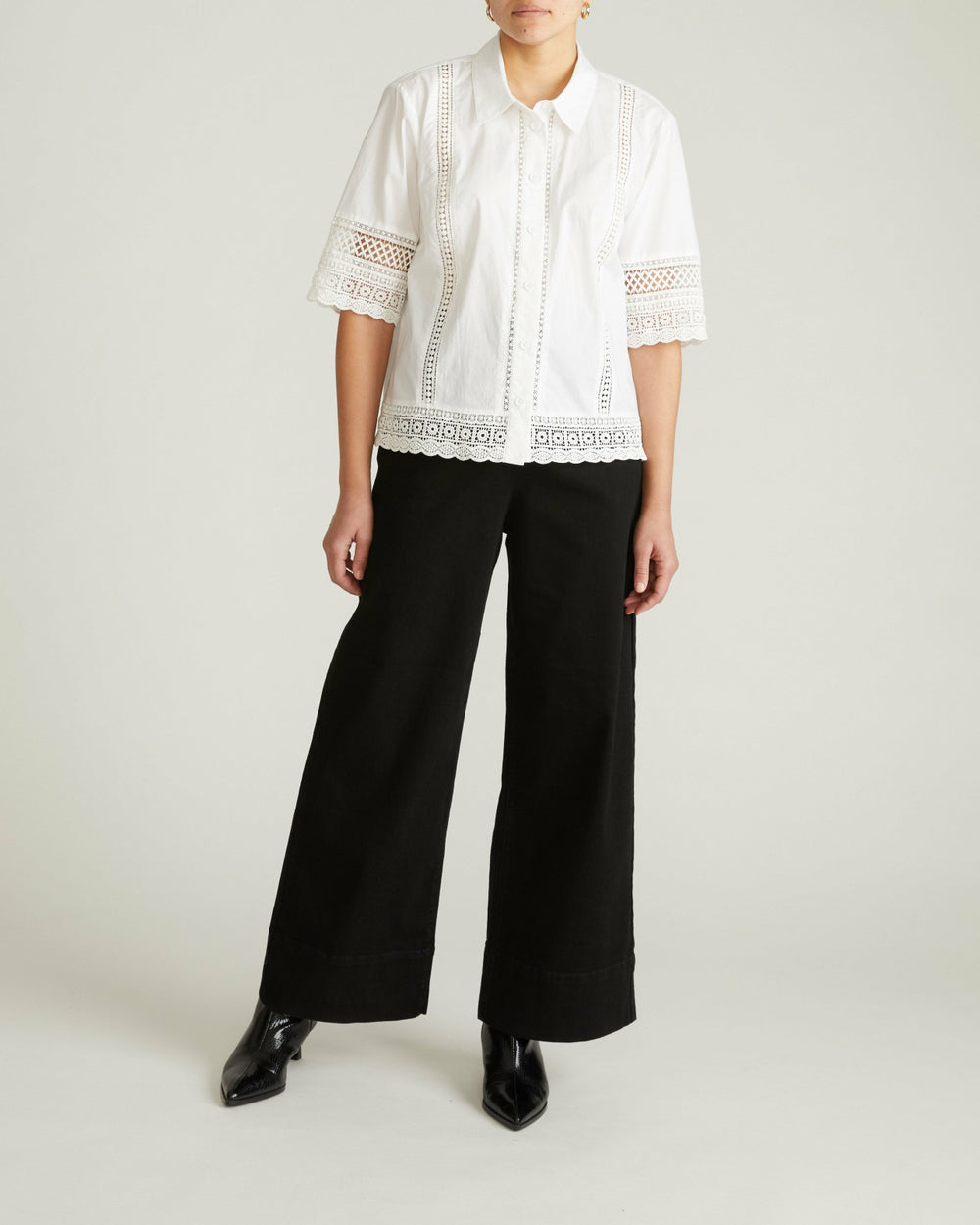 Dora Cotton Poplin Blouse - Universal Standard