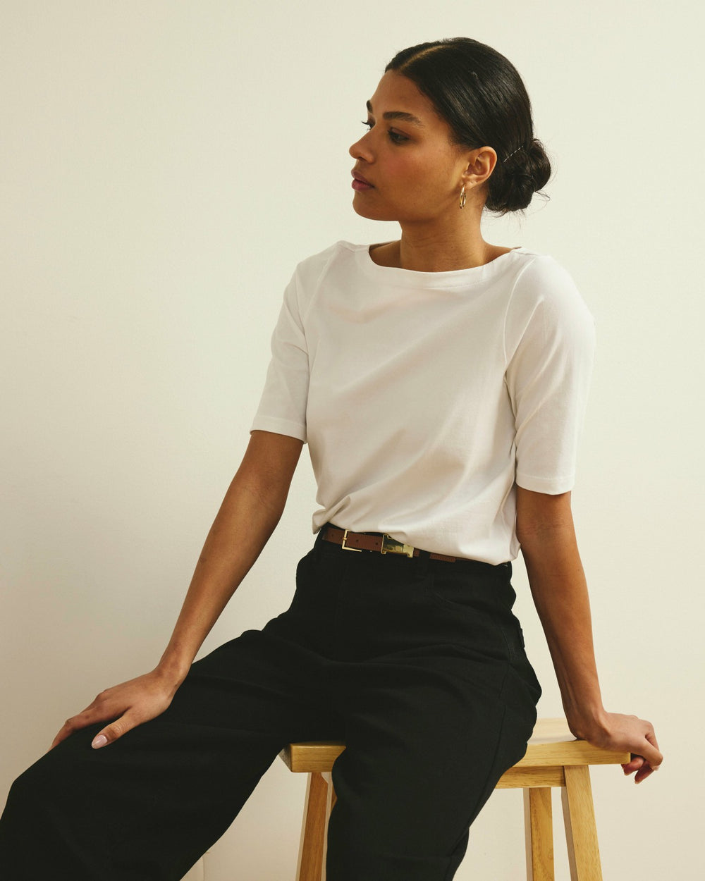 Bella Boatneck Tee - Universal Standard