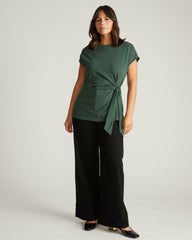Crescent Breton Stripe Knot Tee - Universal Standard