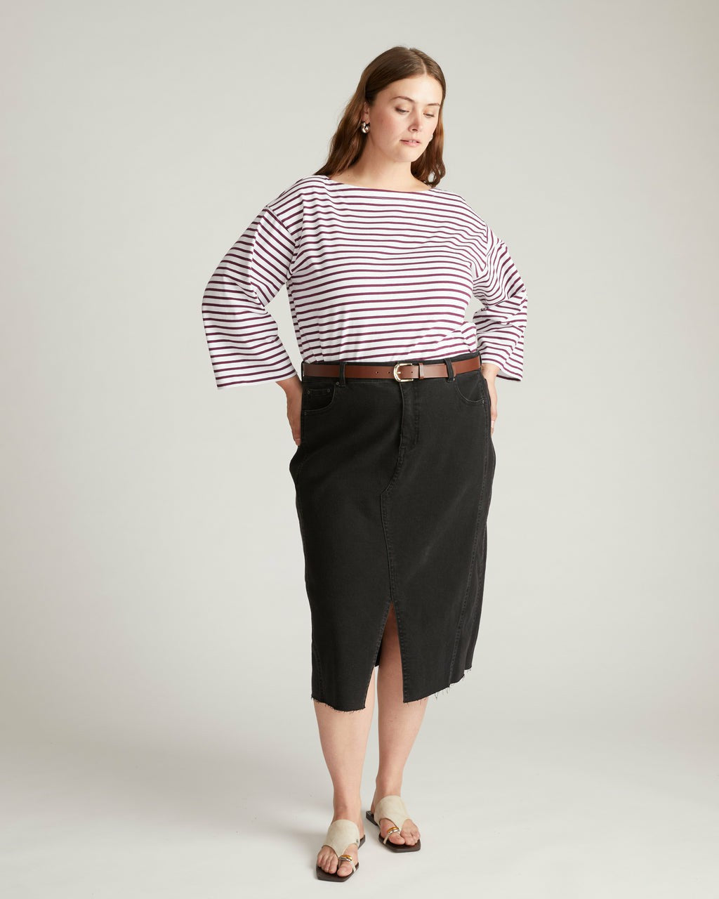 Montauk Breton Stripe Bell Sleeve Top - Universal Standard