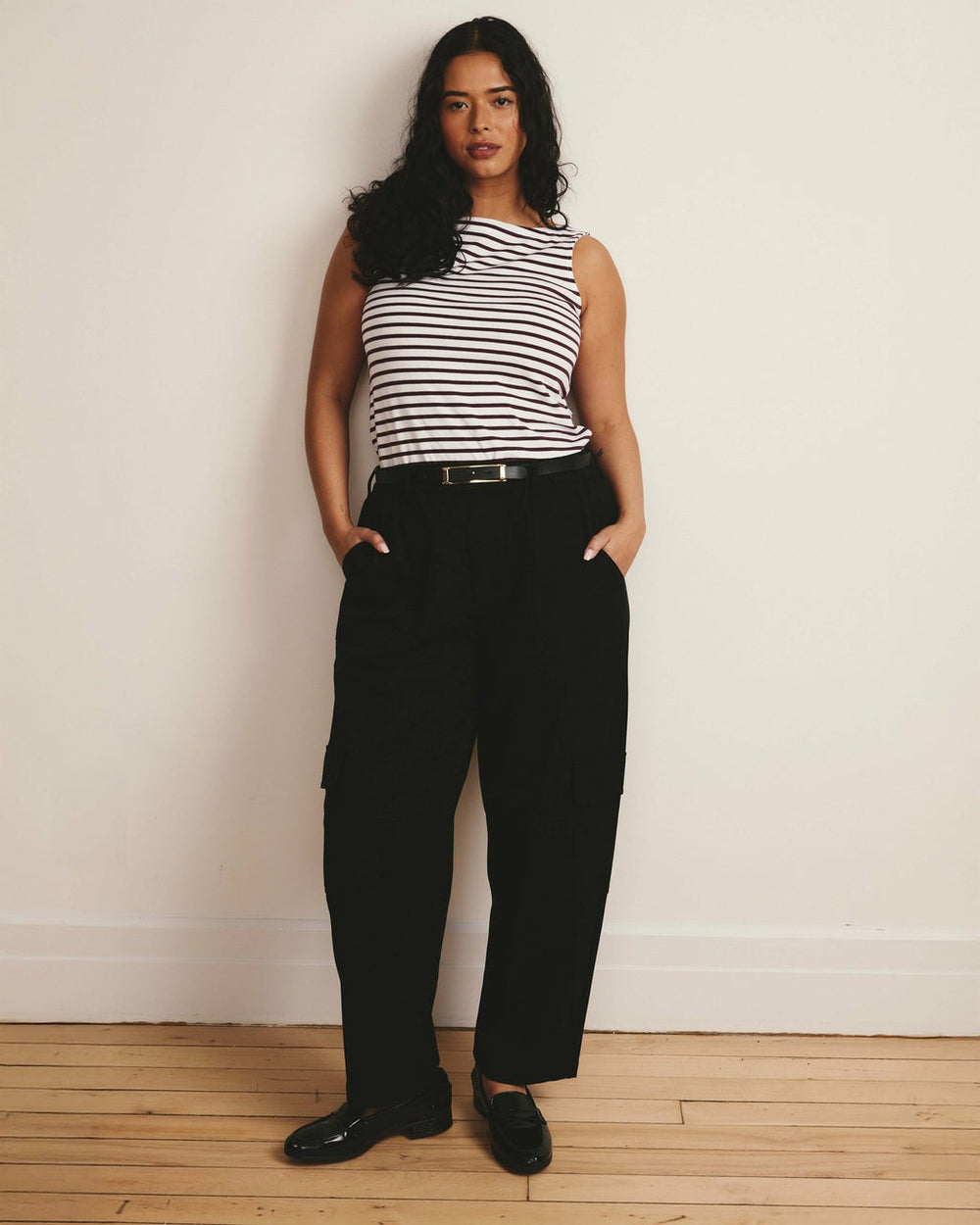 Noyack Breton Stripe Boatneck Tank - Universal Standard