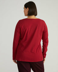 Long Sleeve Square Neck Tee - Universal Standard