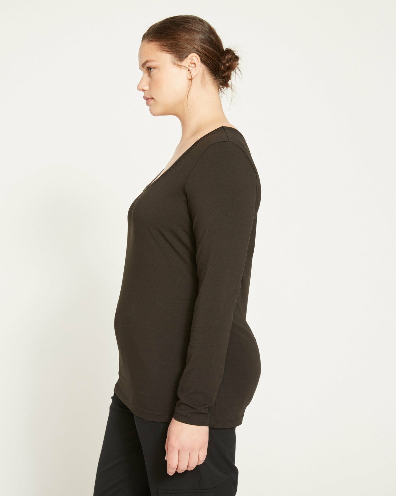 Long Sleeve Square Neck Tee - Universal Standard