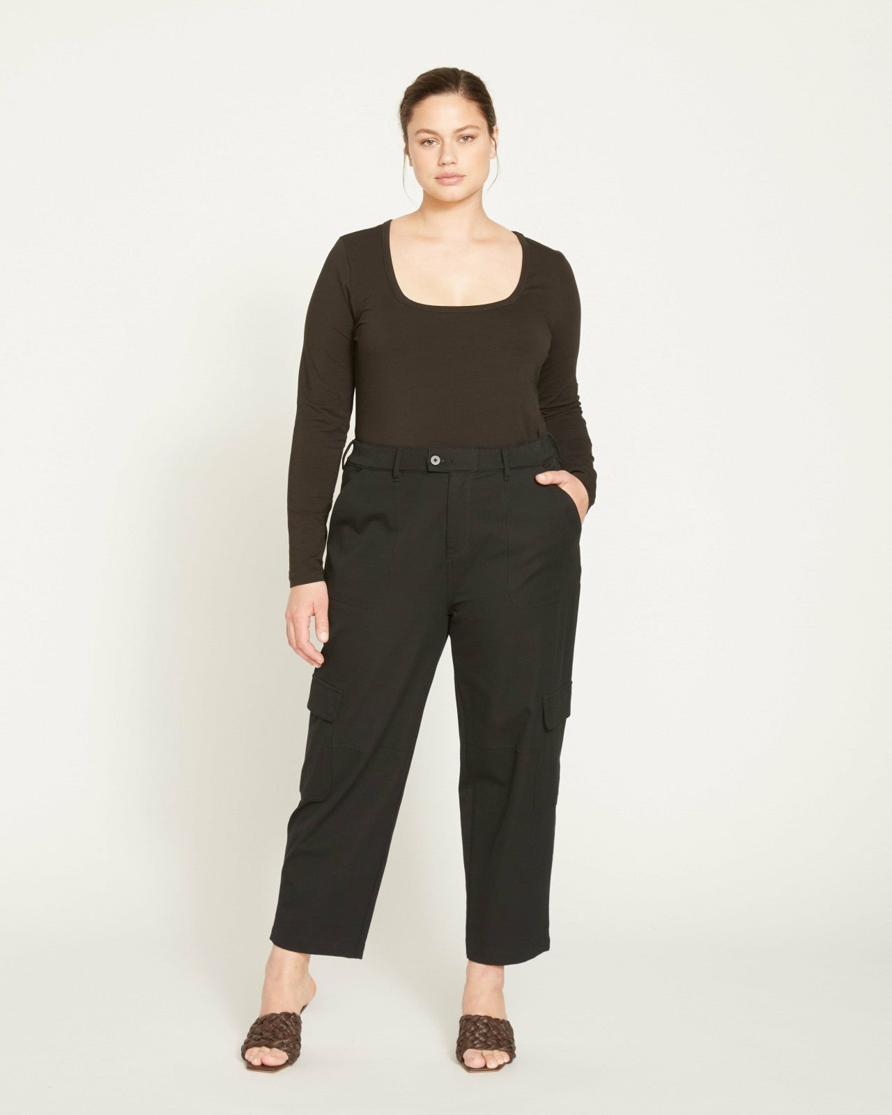 Long Sleeve Square Neck Tee - Universal Standard