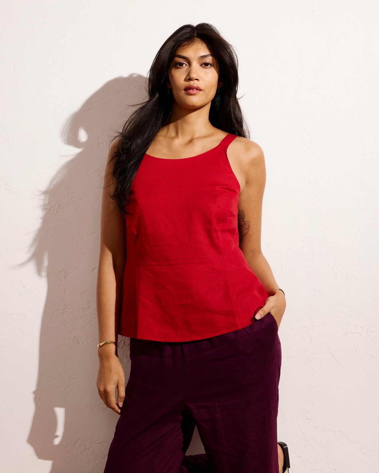 Kuki Sleeveless Linen Blend Top - Universal Standard