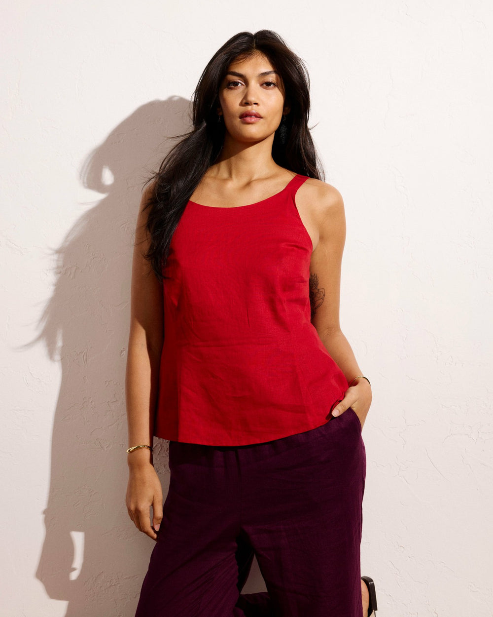 Kuki Sleeveless Linen Blend Top - Universal Standard