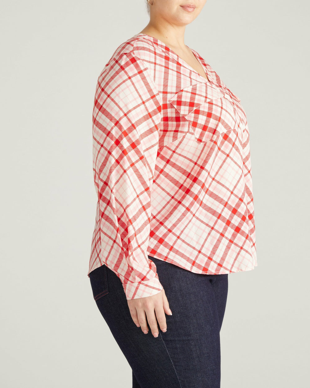 Cooling Stretch Cupro Button-Down Blouse - Universal Standard