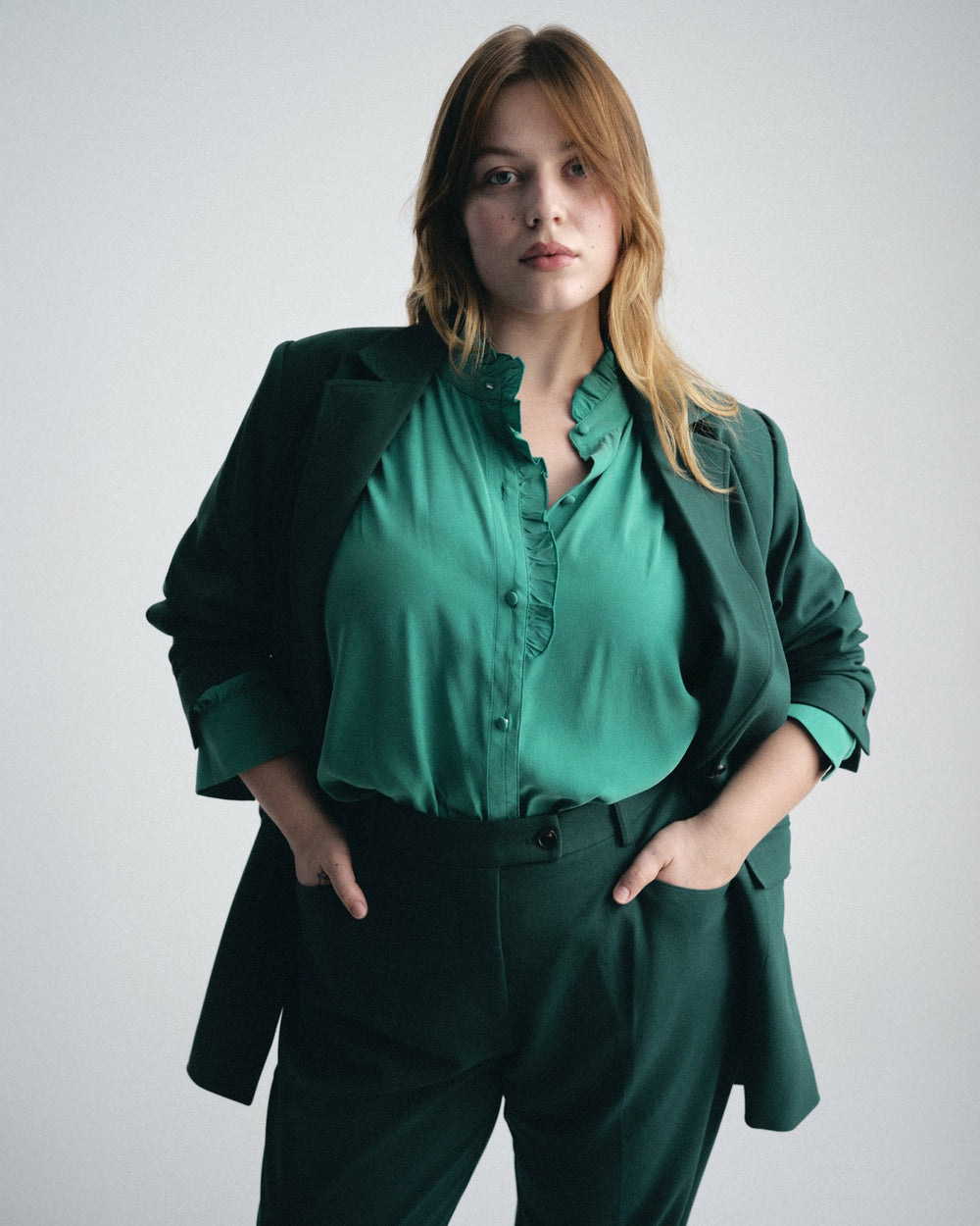 Endora Stretch Cupro Blouse - Universal Standard