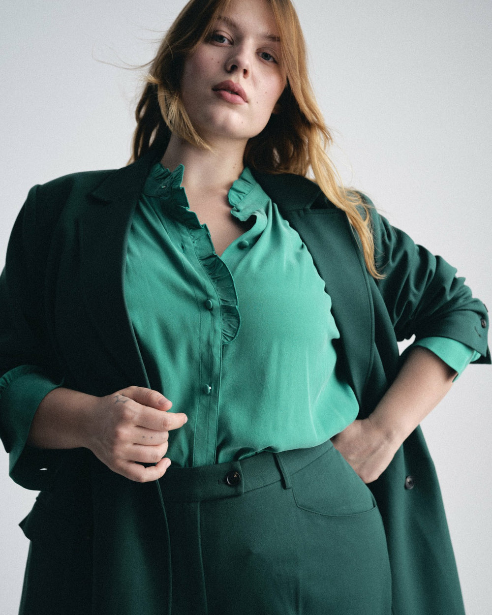 Endora Stretch Cupro Blouse - Universal Standard