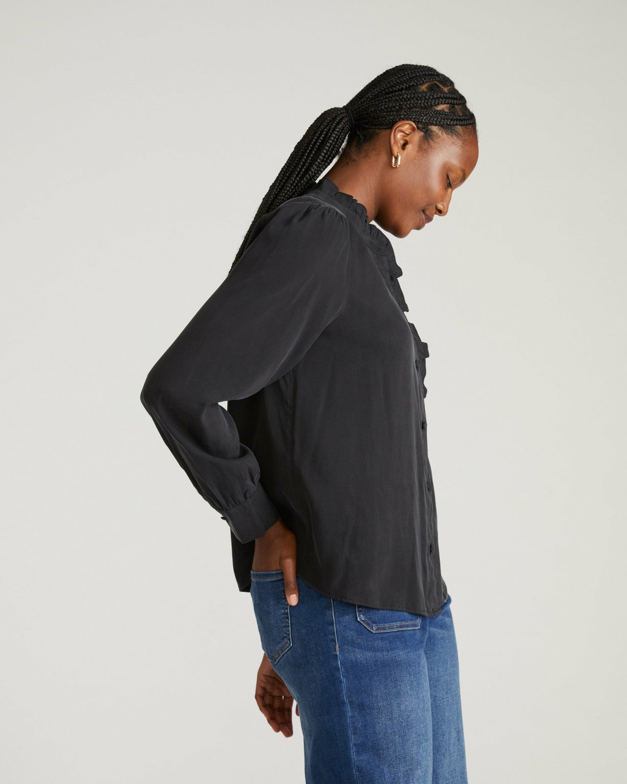 Endora Stretch Cupro Blouse - Universal Standard