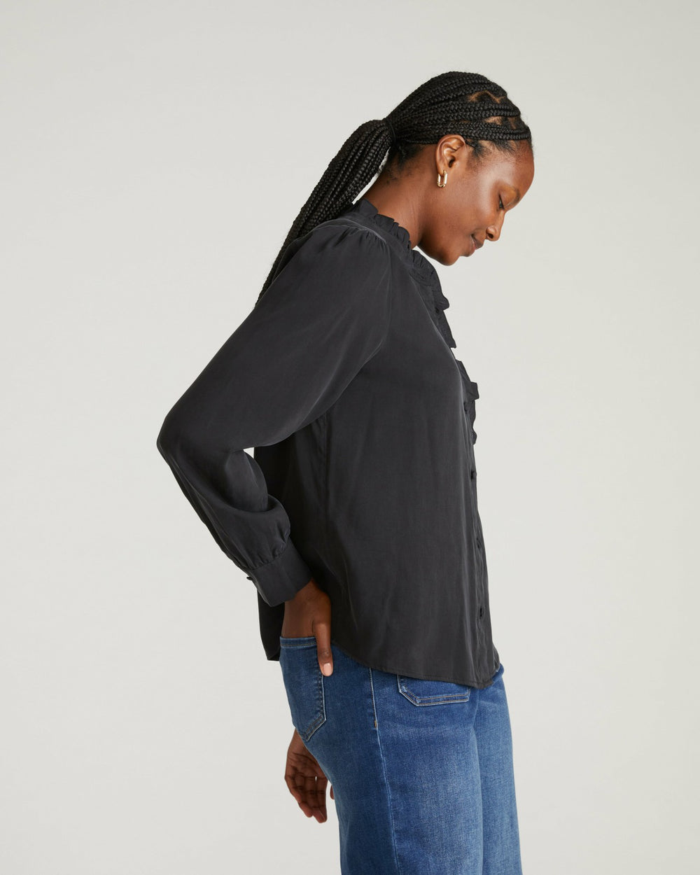 Endora Stretch Cupro Blouse - Universal Standard
