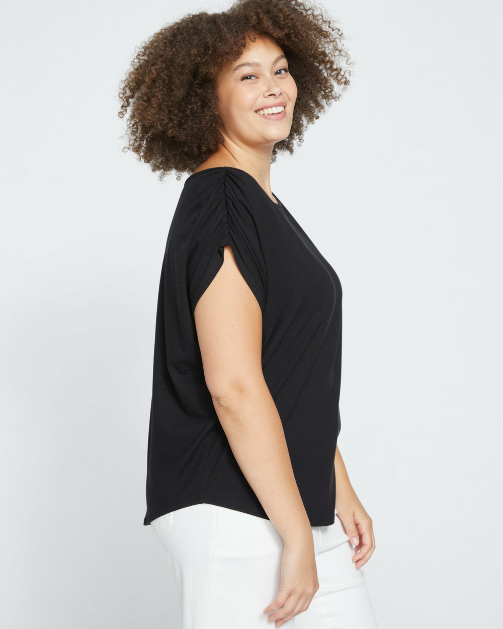Helena Divine Jersey Gathered Tee - Universal Standard