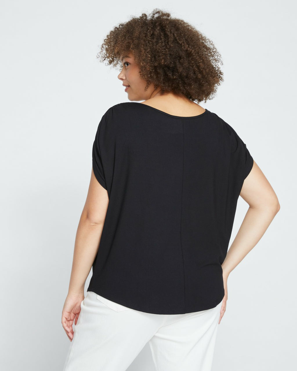 Helena Divine Jersey Gathered Tee - Universal Standard