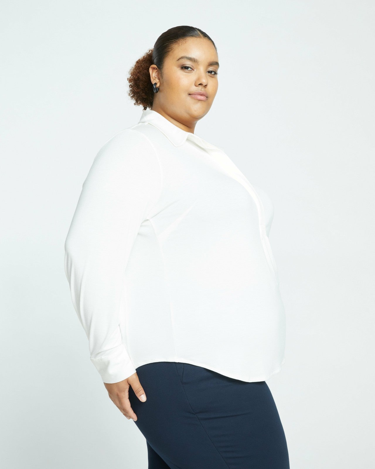Elbe Popover Liquid Jersey Shirt Classic Fit - Universal Standard