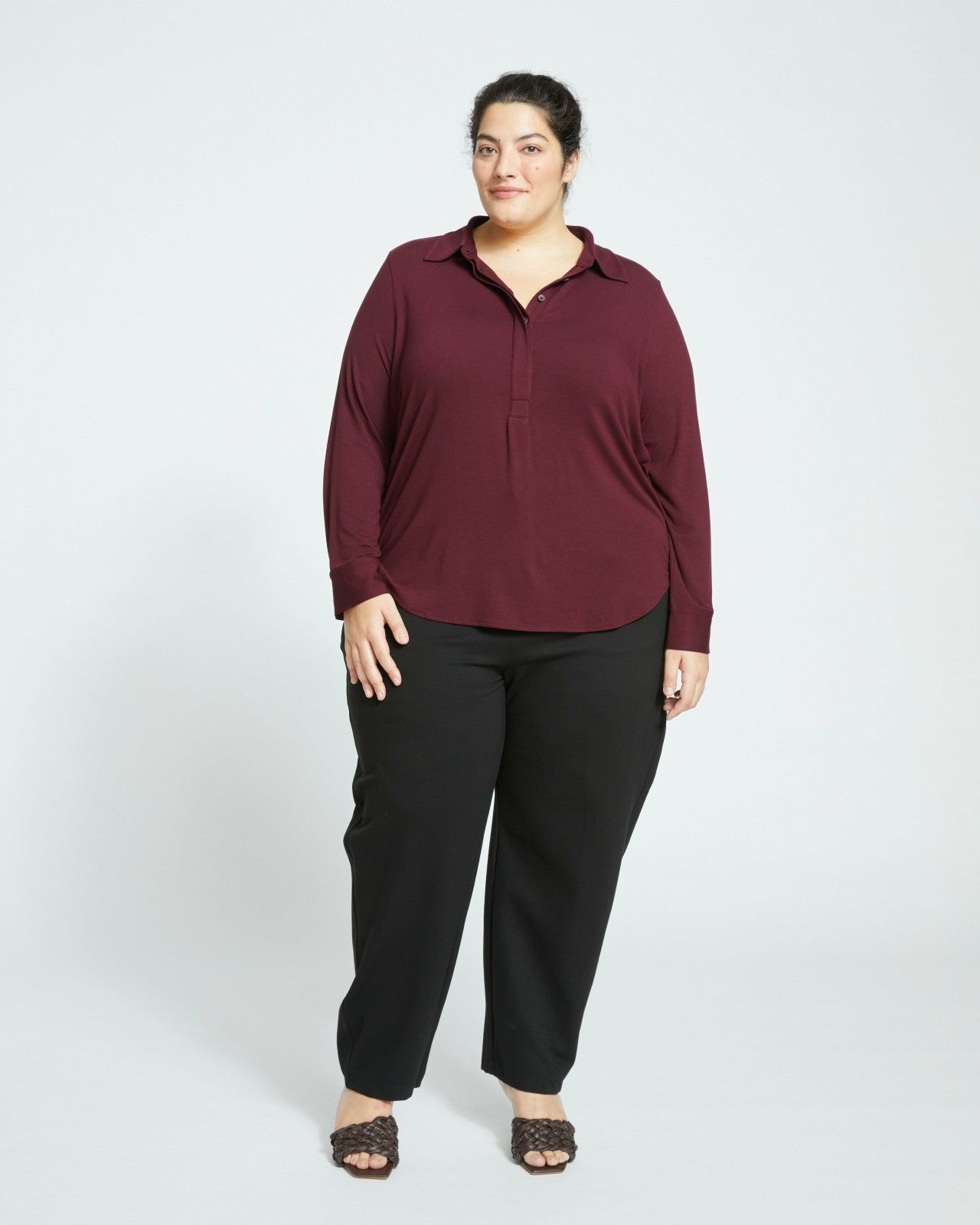 Elbe Popover Liquid Jersey Shirt Classic Fit - Universal Standard