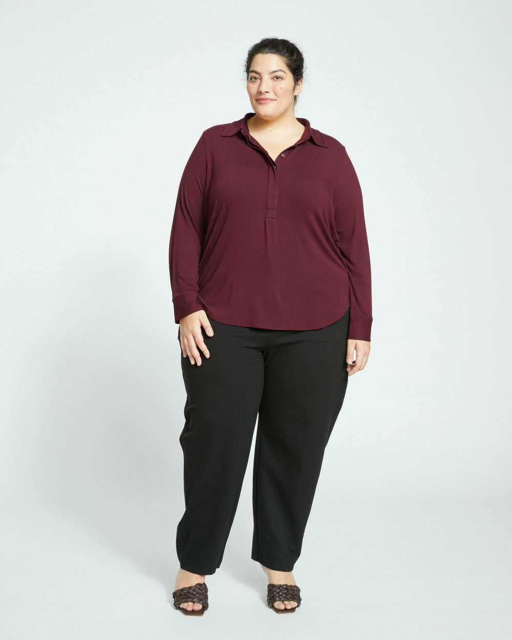 Elbe Popover Liquid Jersey Shirt Classic Fit - Universal Standard