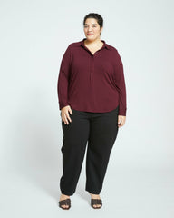 Elbe Popover Liquid Jersey Shirt Classic Fit - Universal Standard