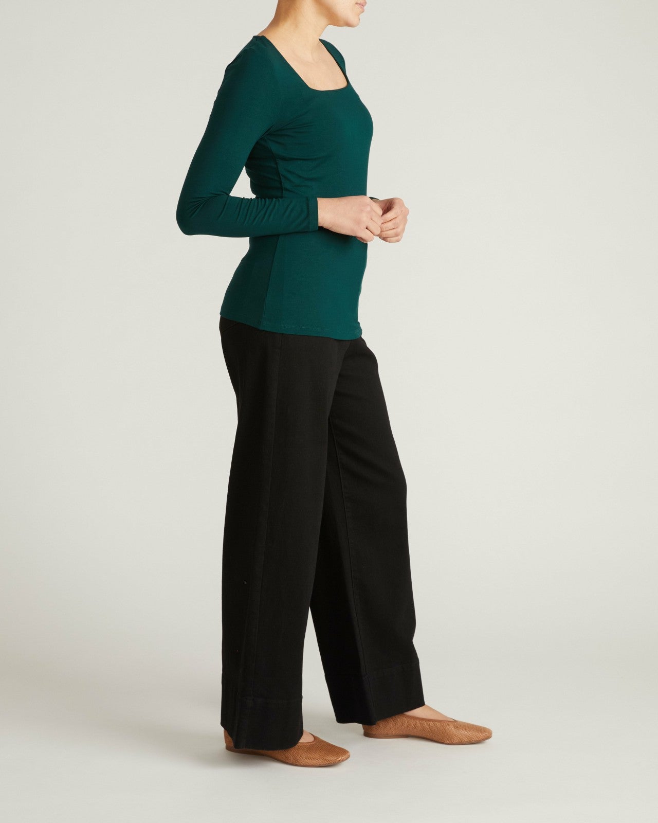 Agatha Liquid Jersey Top - Universal Standard