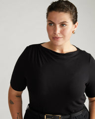 Louise Short Sleeve Liquid Jersey Top - Universal Standard