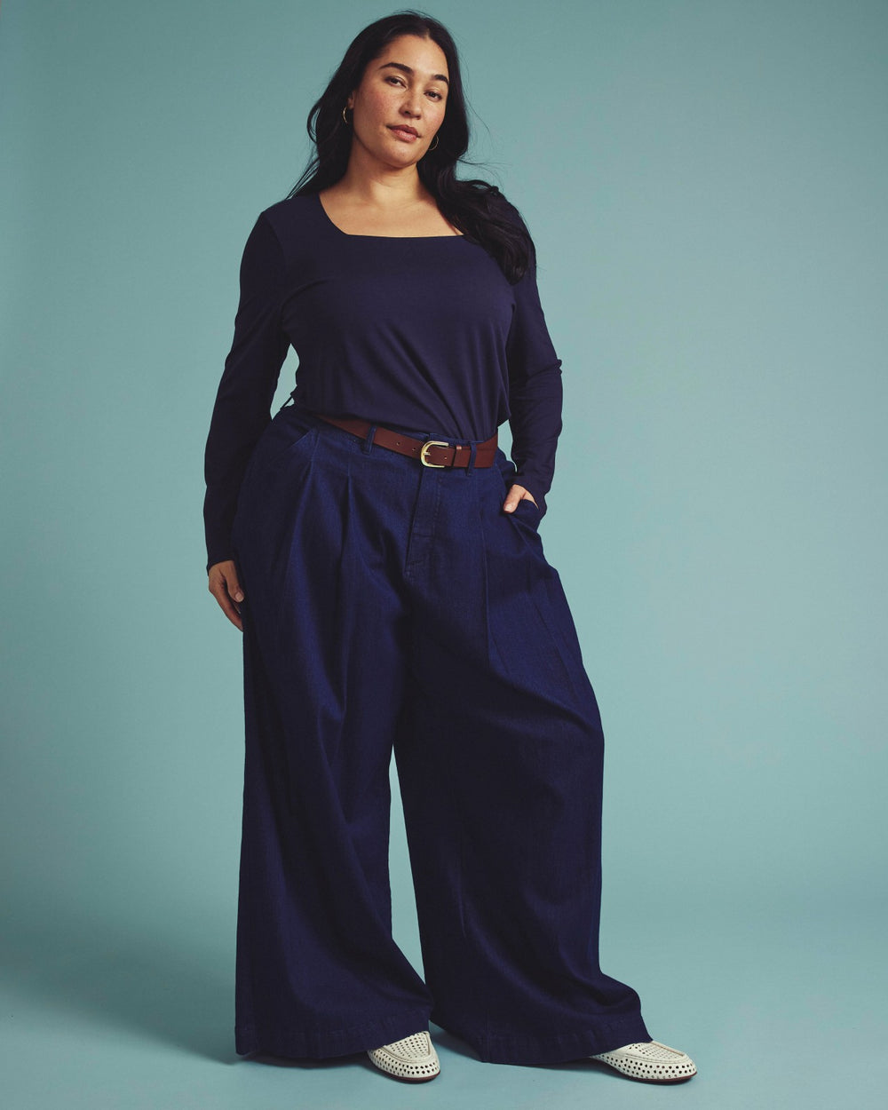 Agatha Liquid Jersey Top - Universal Standard