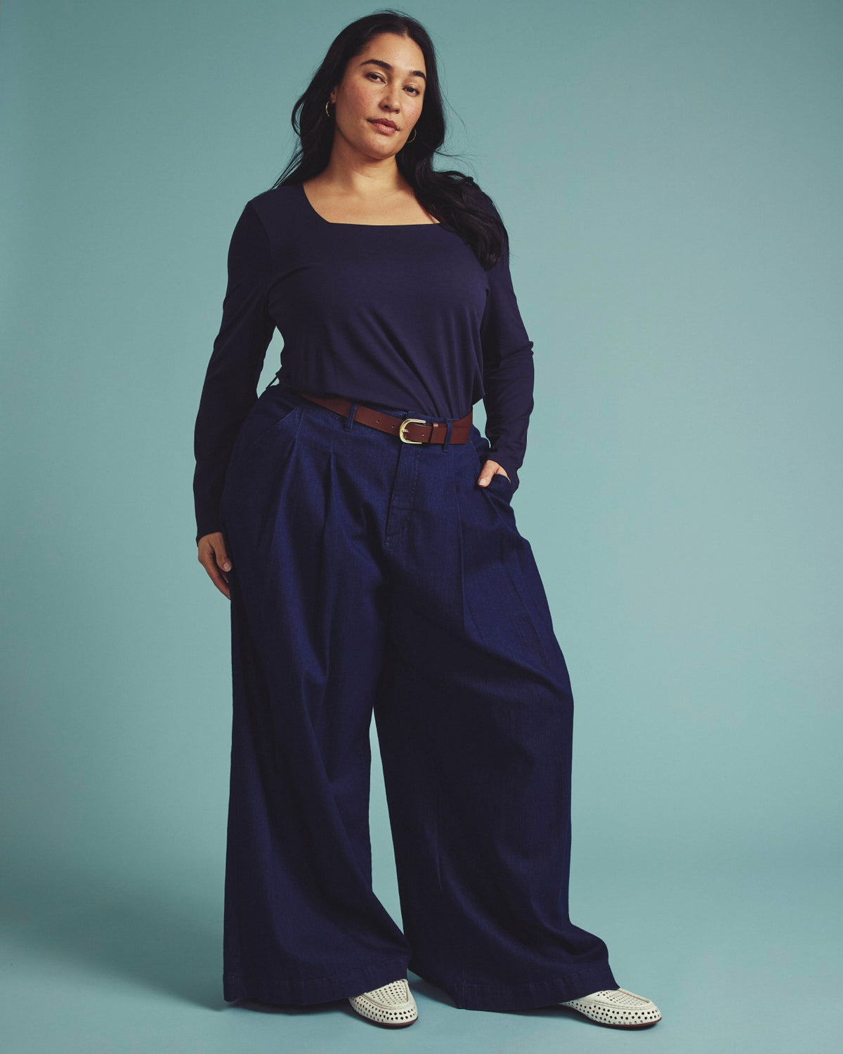 Agatha Liquid Jersey Top - Universal Standard
