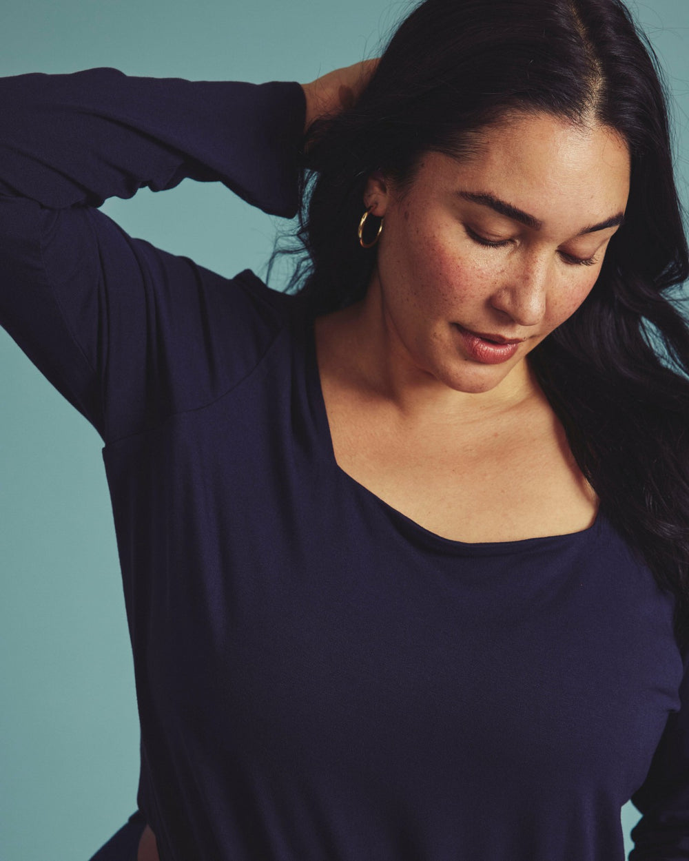Agatha Liquid Jersey Top - Universal Standard