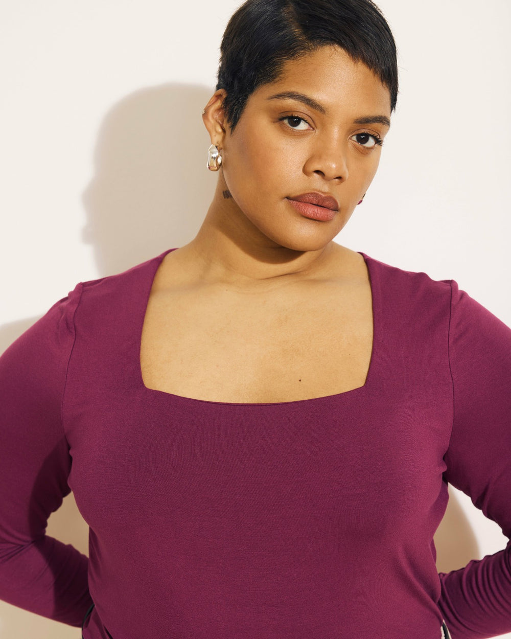 Agatha Liquid Jersey Top - Universal Standard