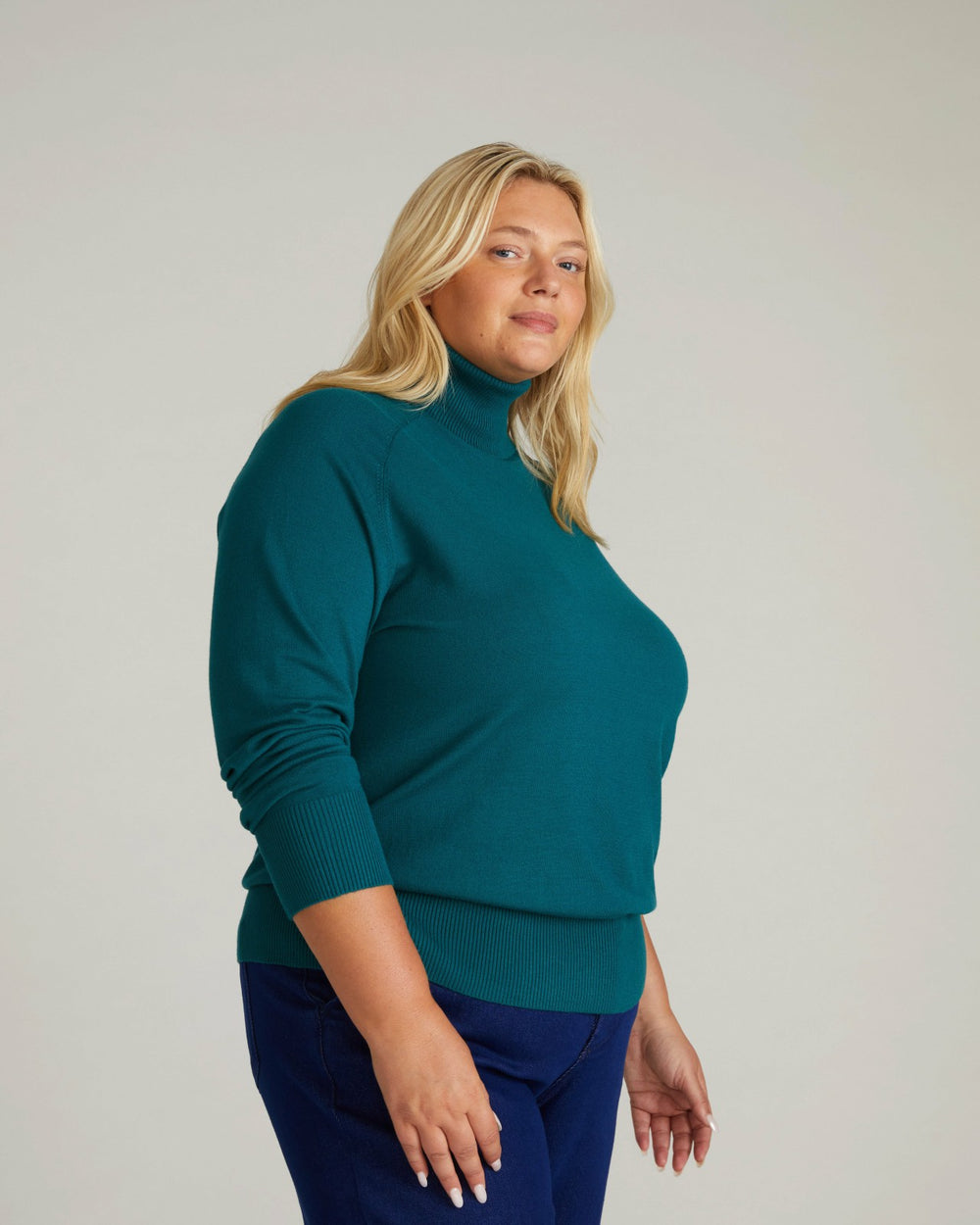 Renee Savvy Fine Knit Raglan Turtleneck - Universal Standard