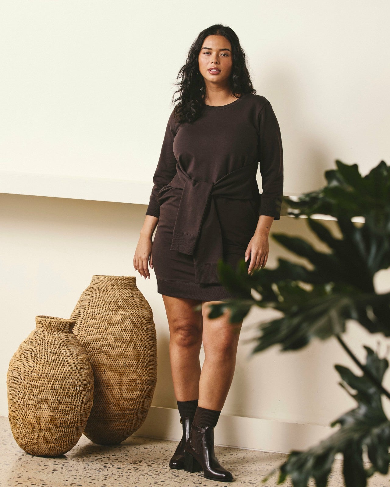 Misa Tie Sweatshirt Dress - Universal Standard