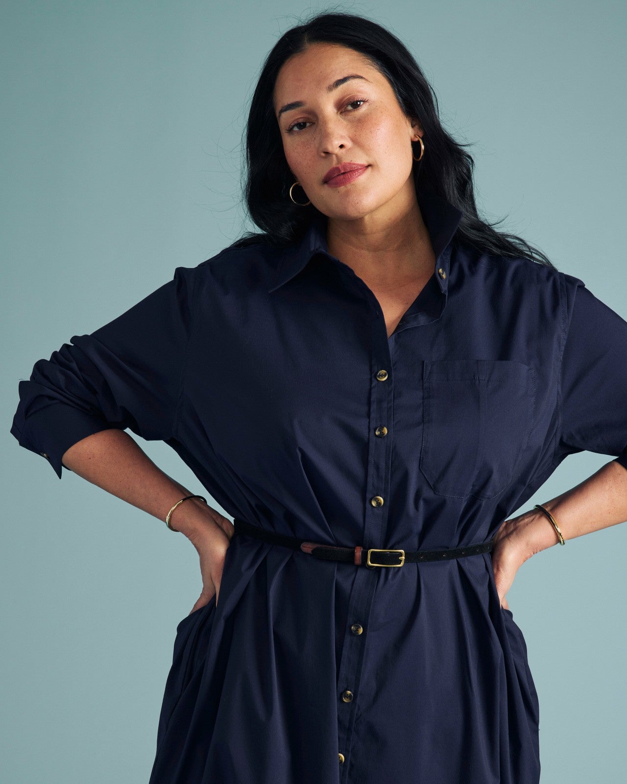 Odeon Stretch Poplin Shirtdress - Universal Standard
