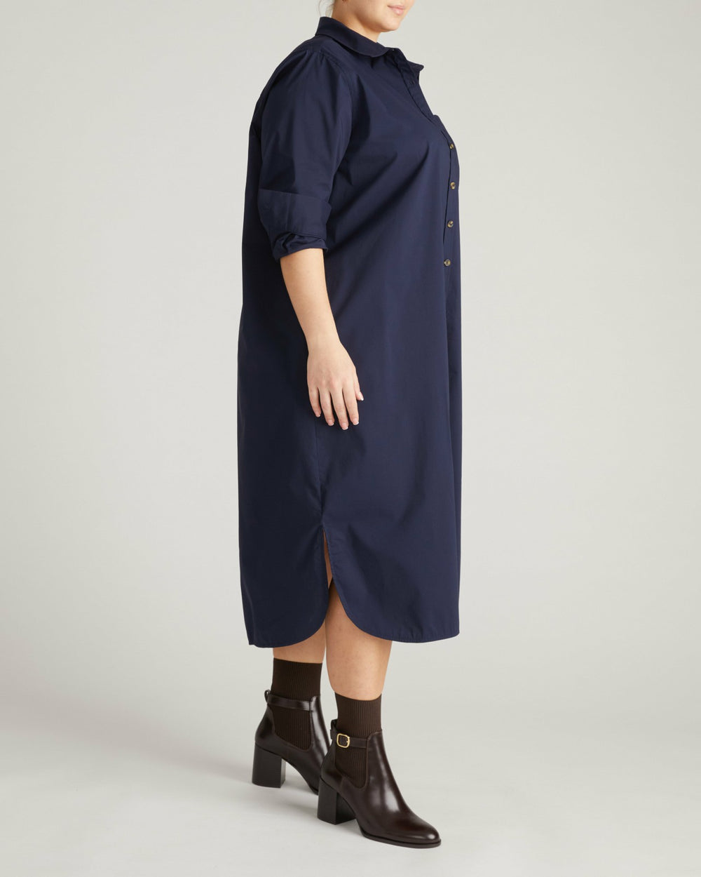 Odeon Stretch Poplin Shirtdress - Universal Standard
