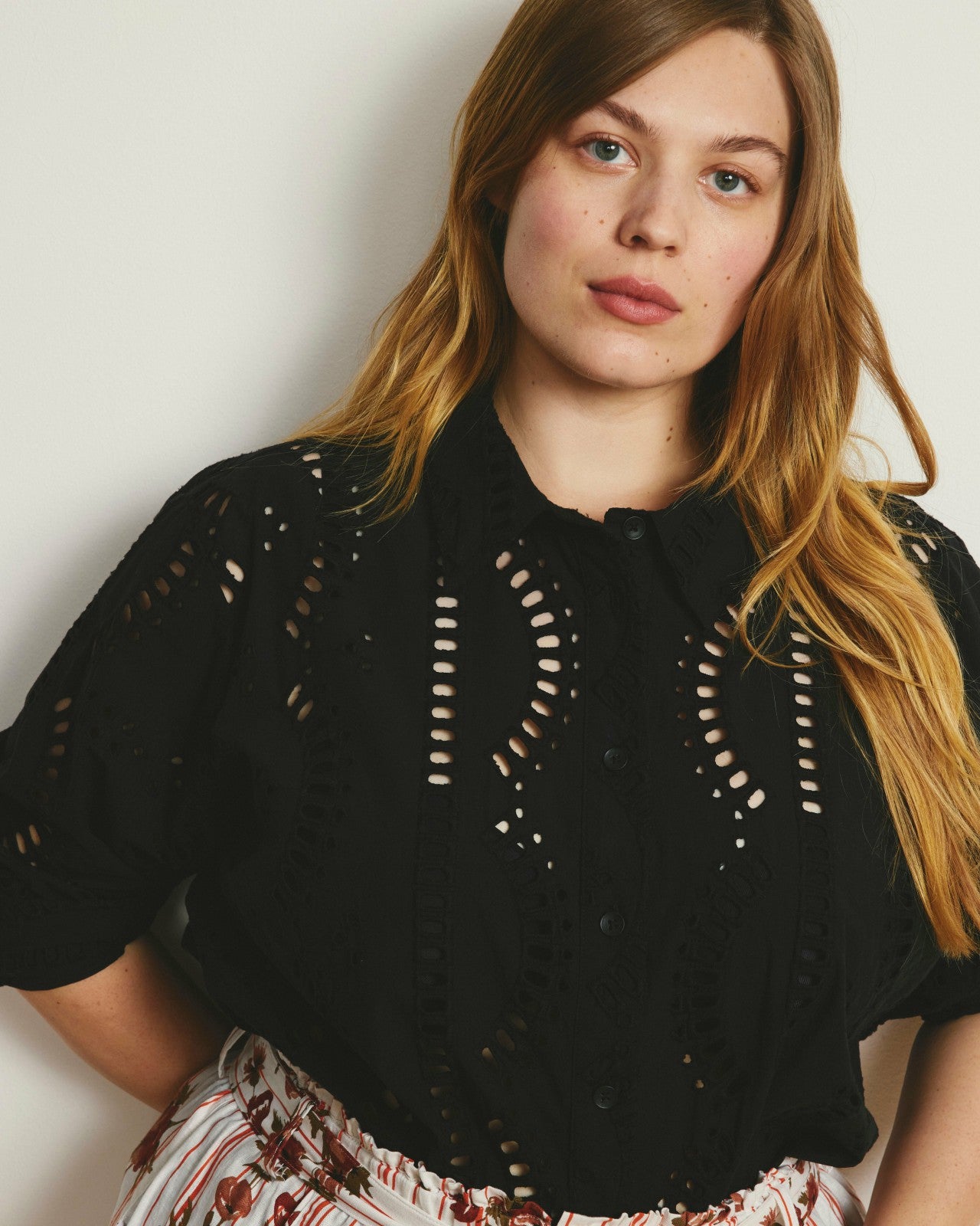 The Embroidered Artist Poplin Shirt - Universal Standard