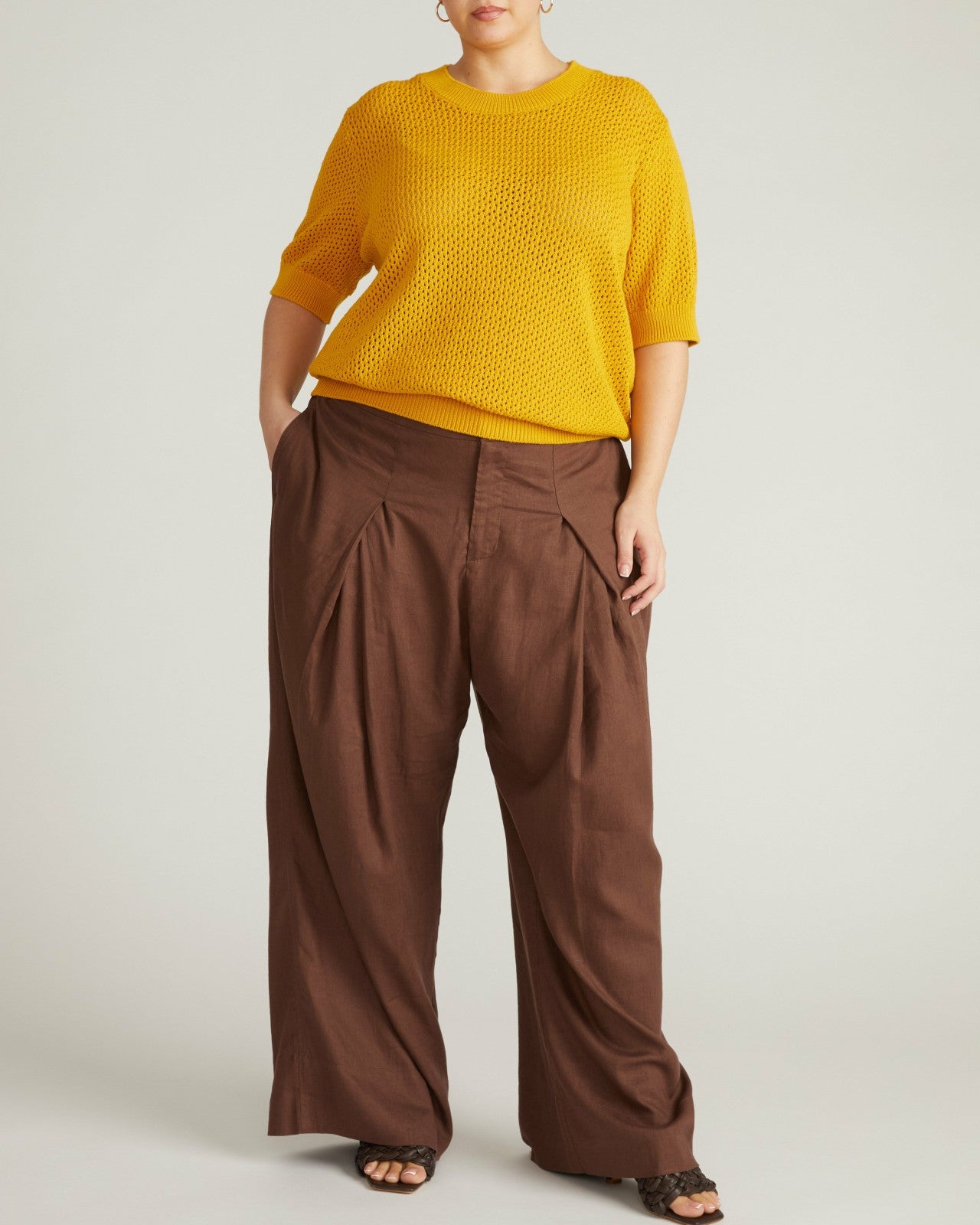 Rosie Pointelle Sweater Top - Universal Standard