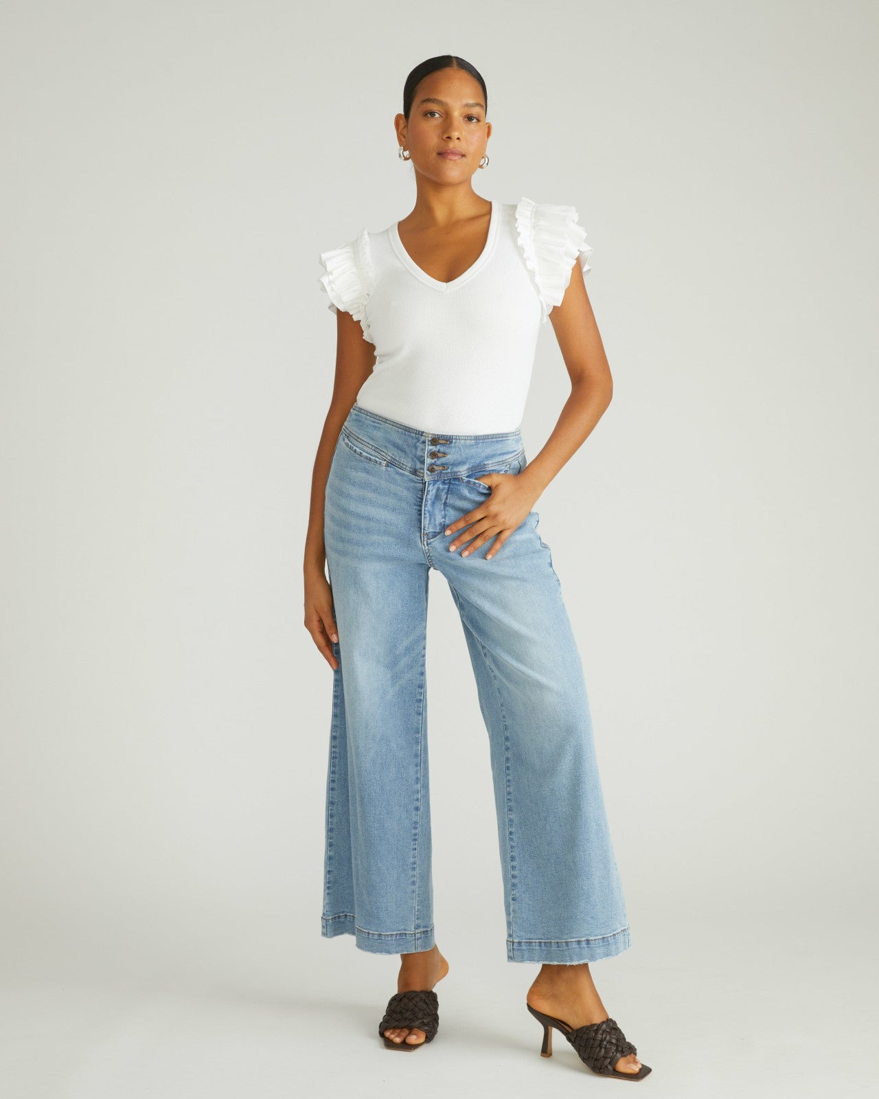 Magnolia Ribbed Top - Universal Standard
