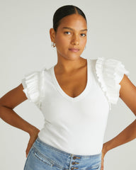 Magnolia Ribbed Top - Universal Standard