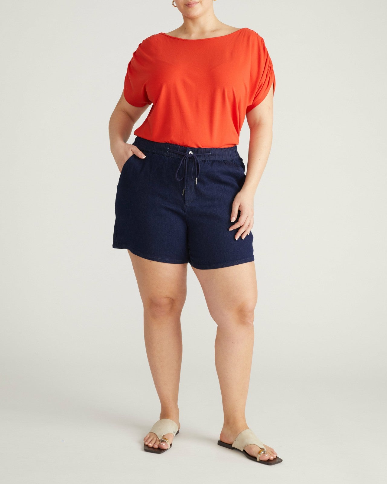 Helena Divine Jersey Gathered Tee - Universal Standard