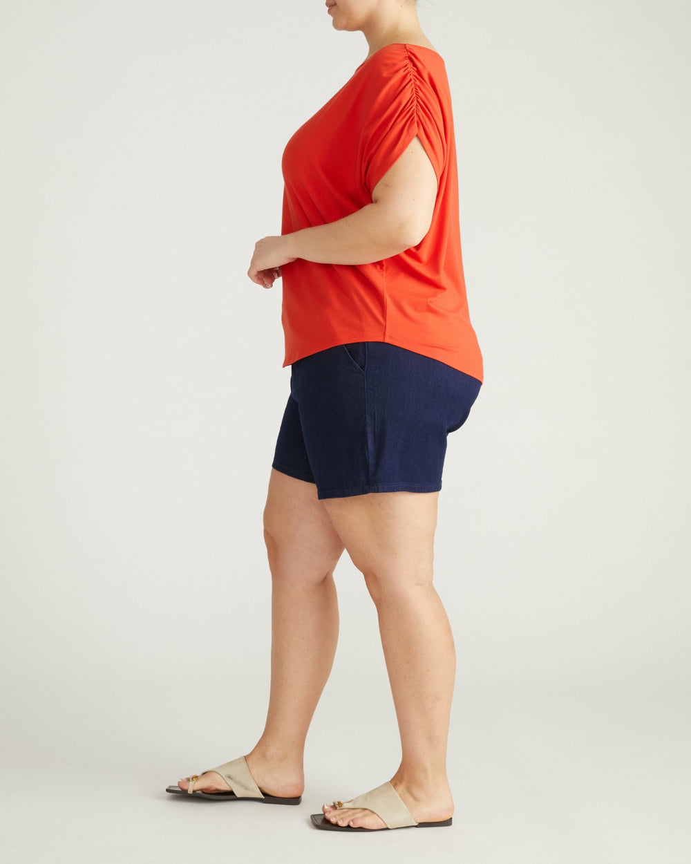 Helena Divine Jersey Gathered Tee - Universal Standard