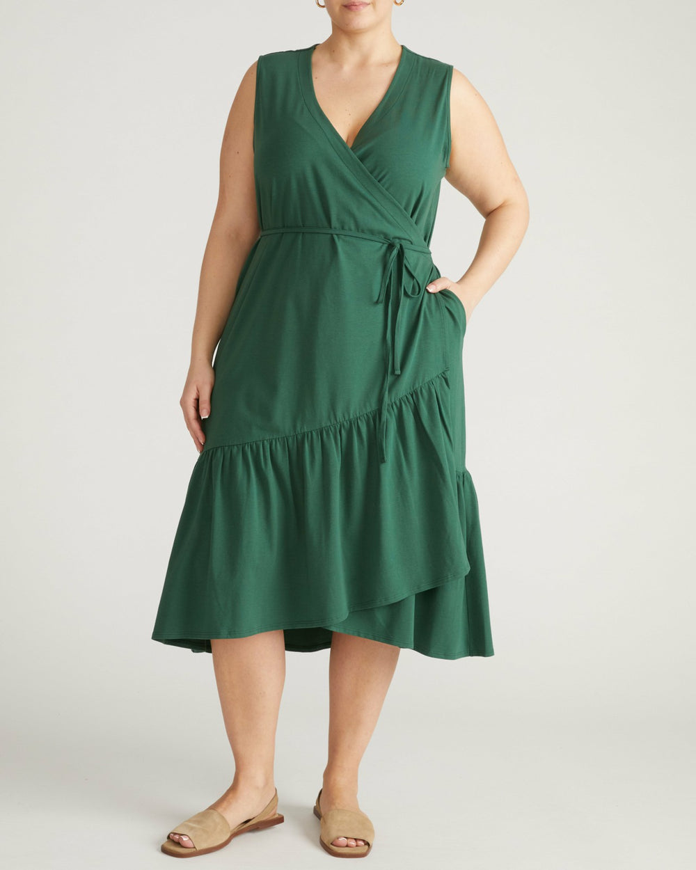 Tiered Twirl Wrap Dress - Universal Standard