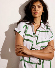 Sunshine Linen Blend Polo Dress - Universal Standard