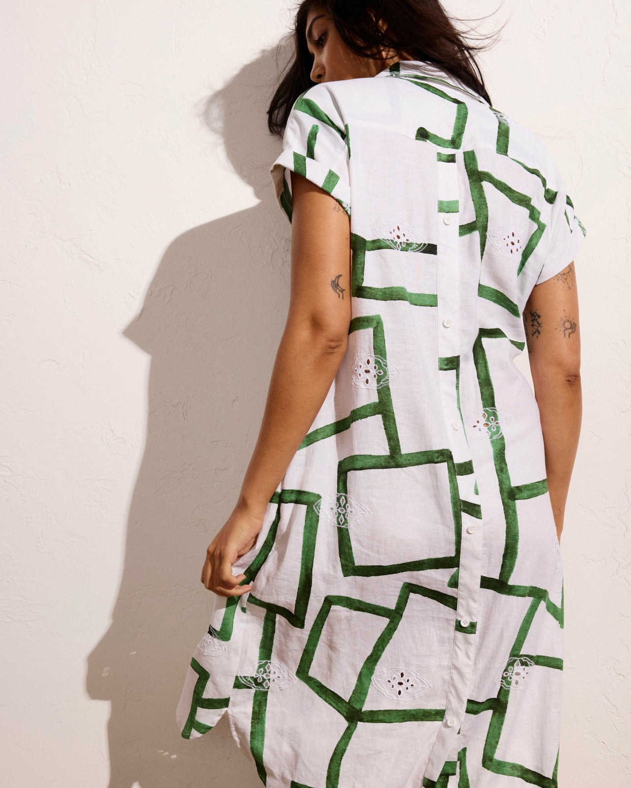 Sunshine Linen Blend Polo Dress - Universal Standard