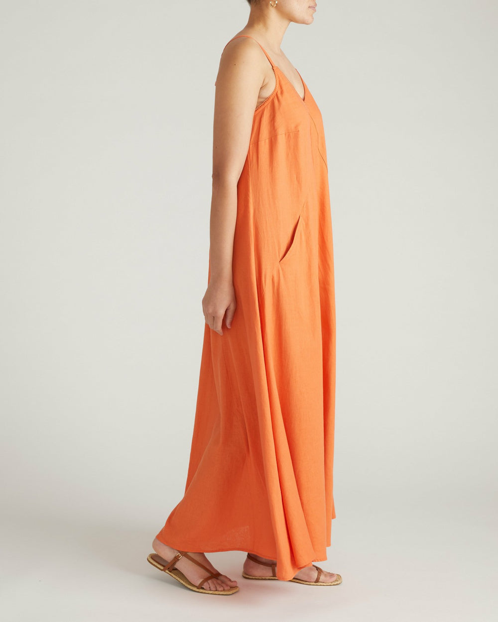 Kite Linen Blend Dress - Universal Standard