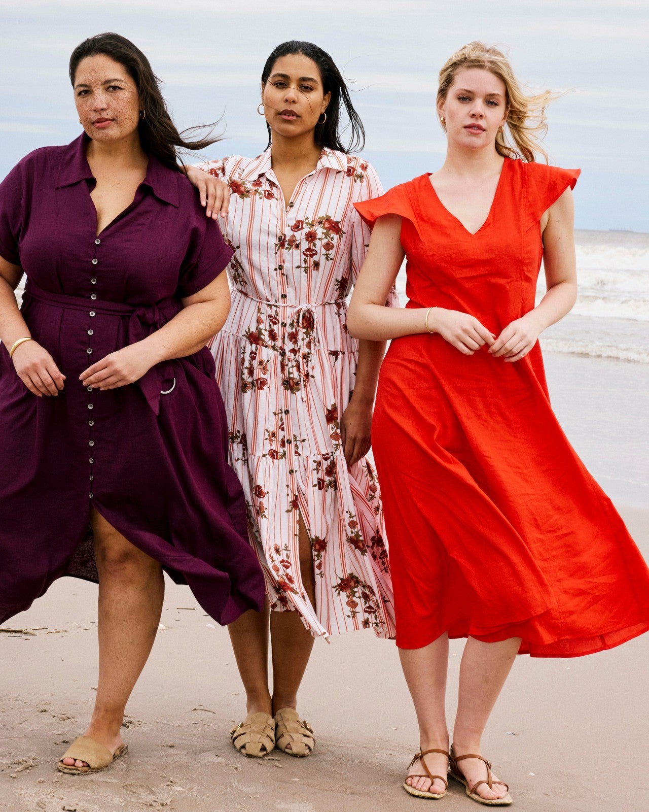 Sandy Stretch Linen Blend Shirtdress - Universal Standard