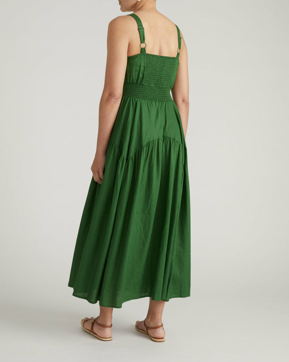 Ruby Smocked Linen Blend Sundress - Universal Standard