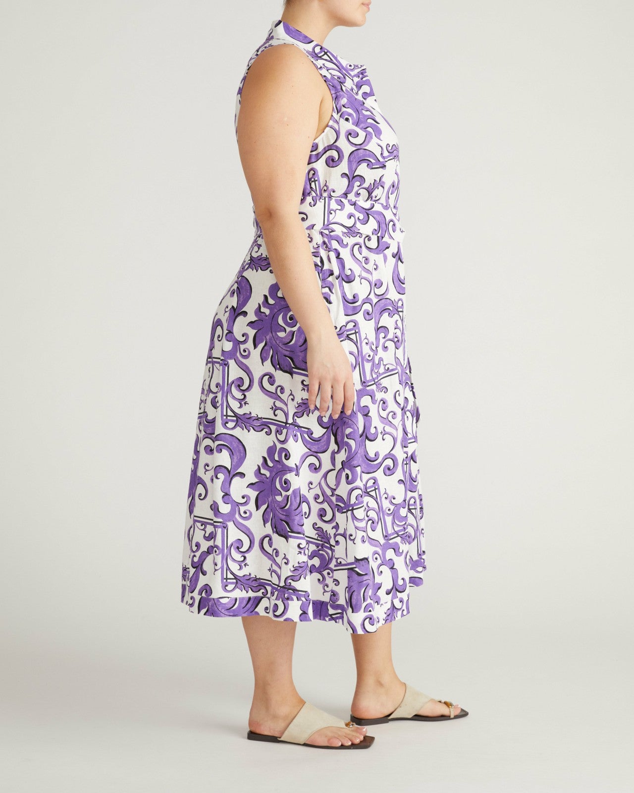 Adelaide Linen Blend Shirtdress - Universal Standard