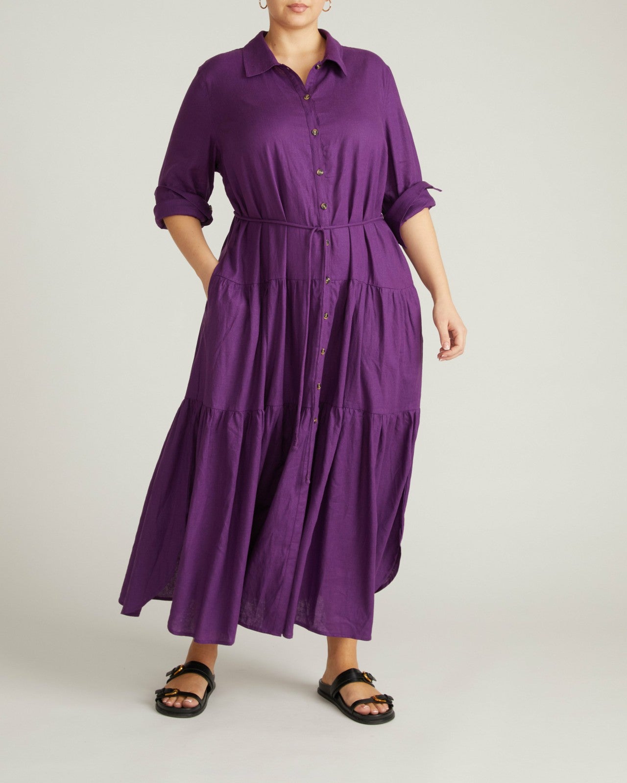 Alix Linen Blend Shirtdress - Universal Standard